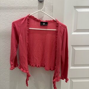 It's Our Time Pink Ruffled Blouse